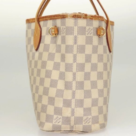 LOUIS VUITTON Damier Azur Neverfull PM Tote Bag - Picture 4 of 16